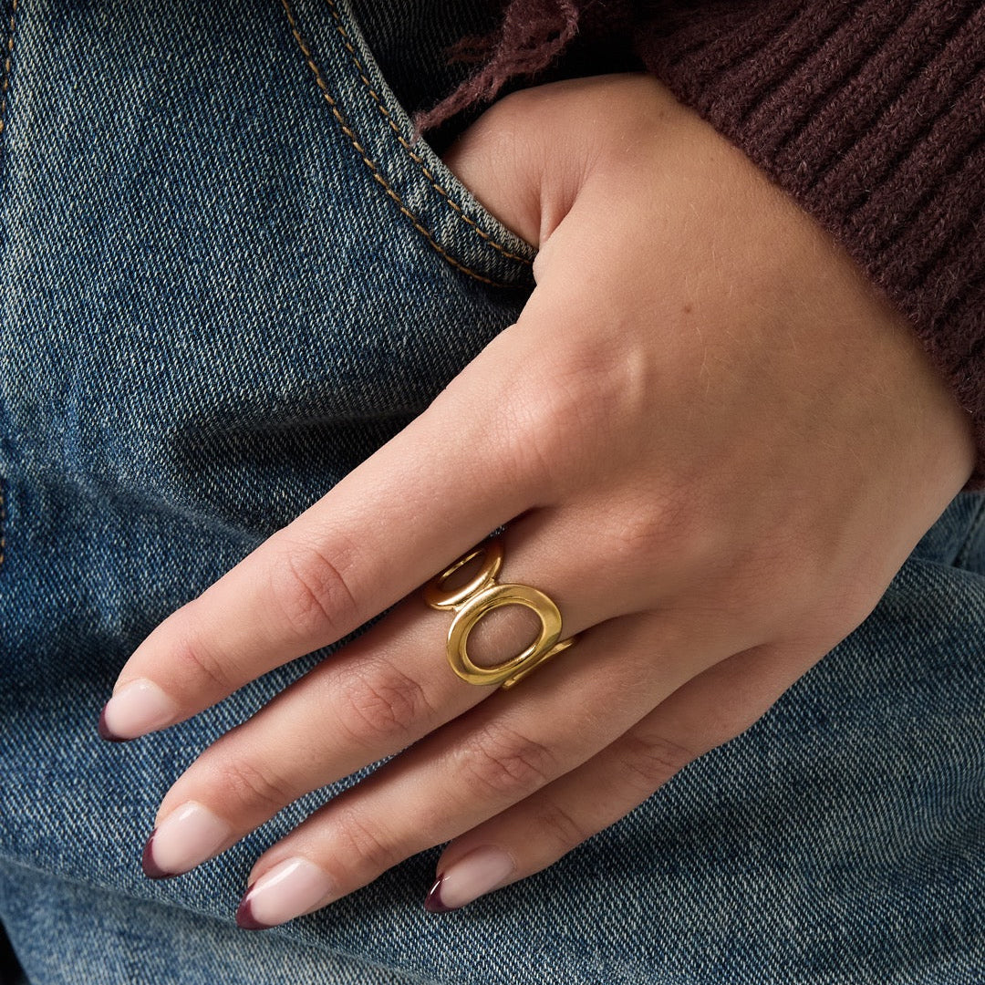 Statement Ring Goud