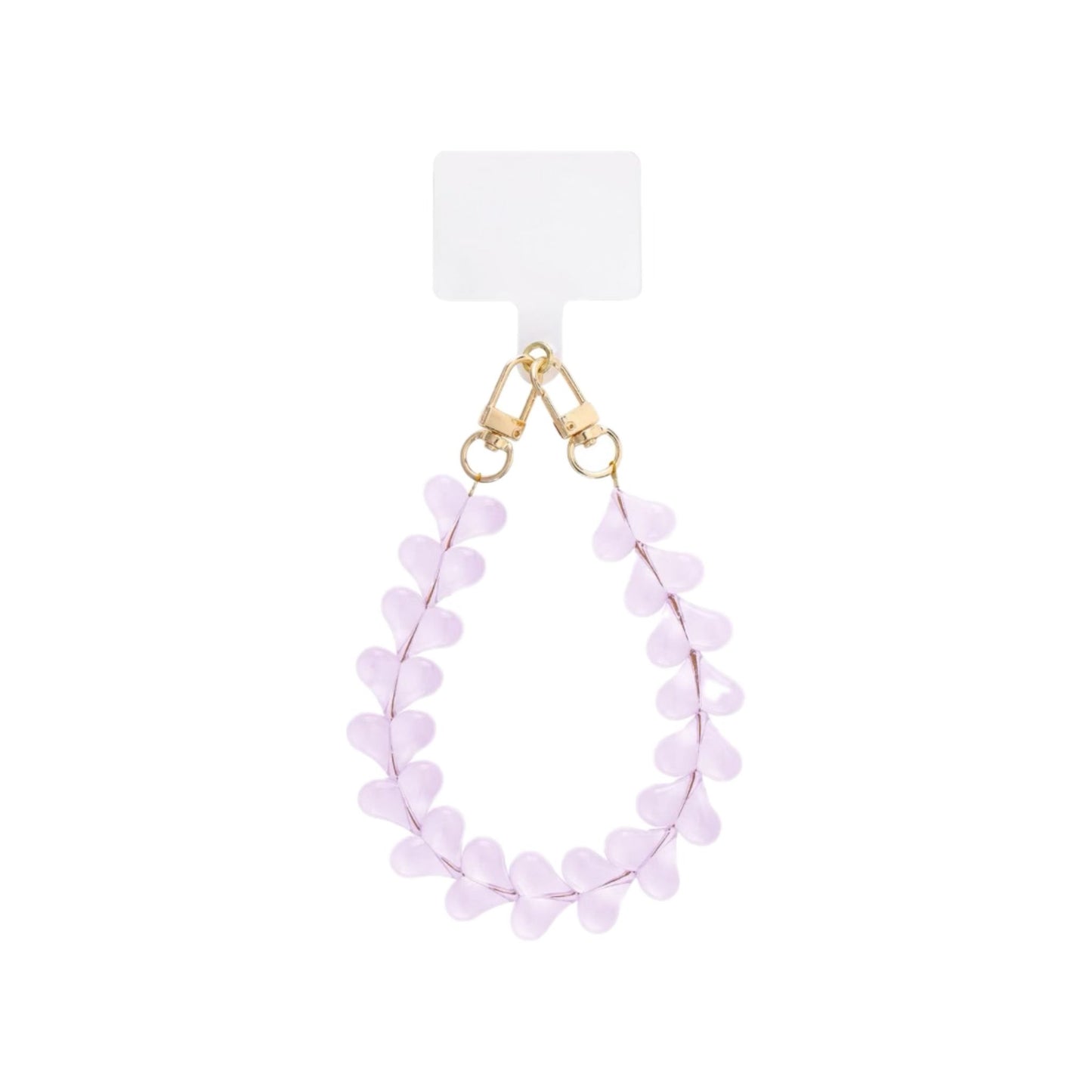 Lila phone cord met hartdetails – Dreamy Heart Lilac Phone Cord van My Favez