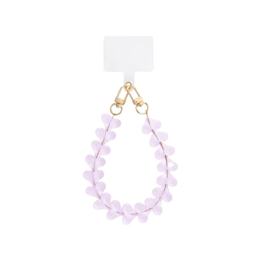Lila phone cord met hartdetails – Dreamy Heart Lilac Phone Cord van My Favez