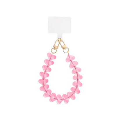Roze phone cord met hartdetails – Dreamy Heart Pink Phone Cord van My Favez