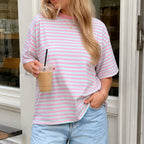 mint groen t-shirt oversized dames