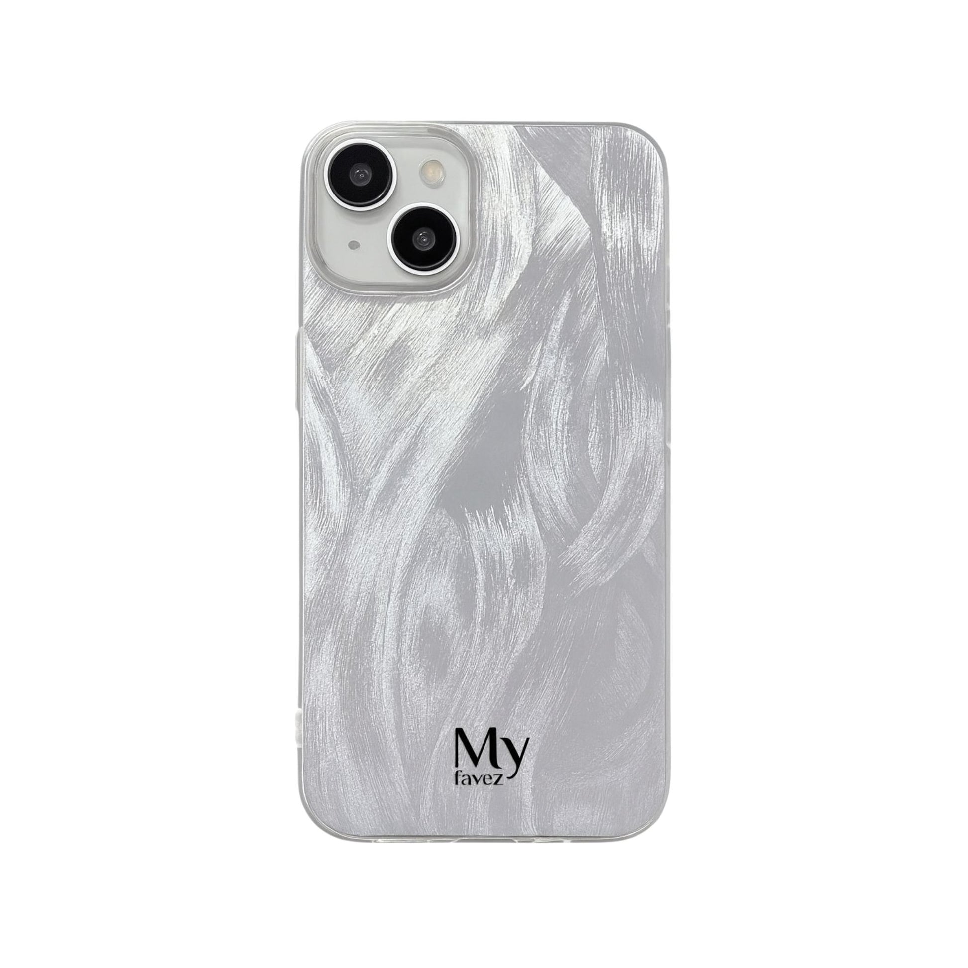 Glitter Glam transparant telefoonhoesje – My Favez