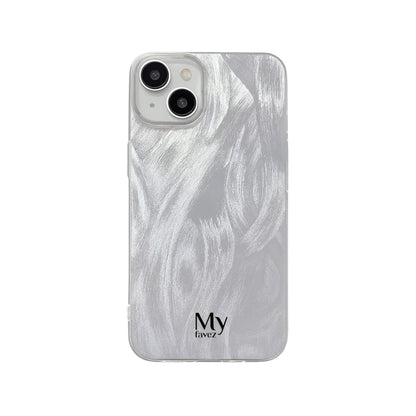 Glitter Glam transparant telefoonhoesje – My Favez