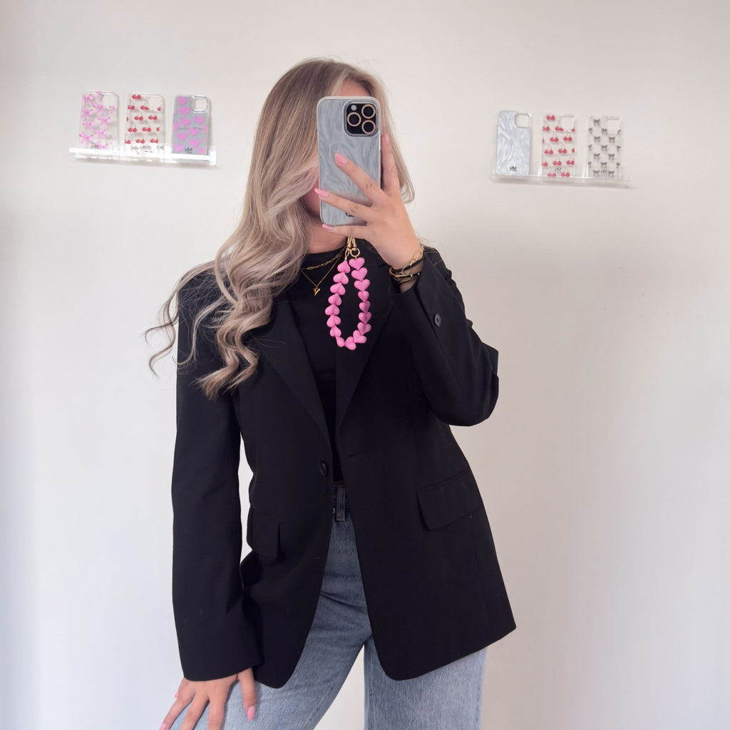 Pink Heart Phone Cord