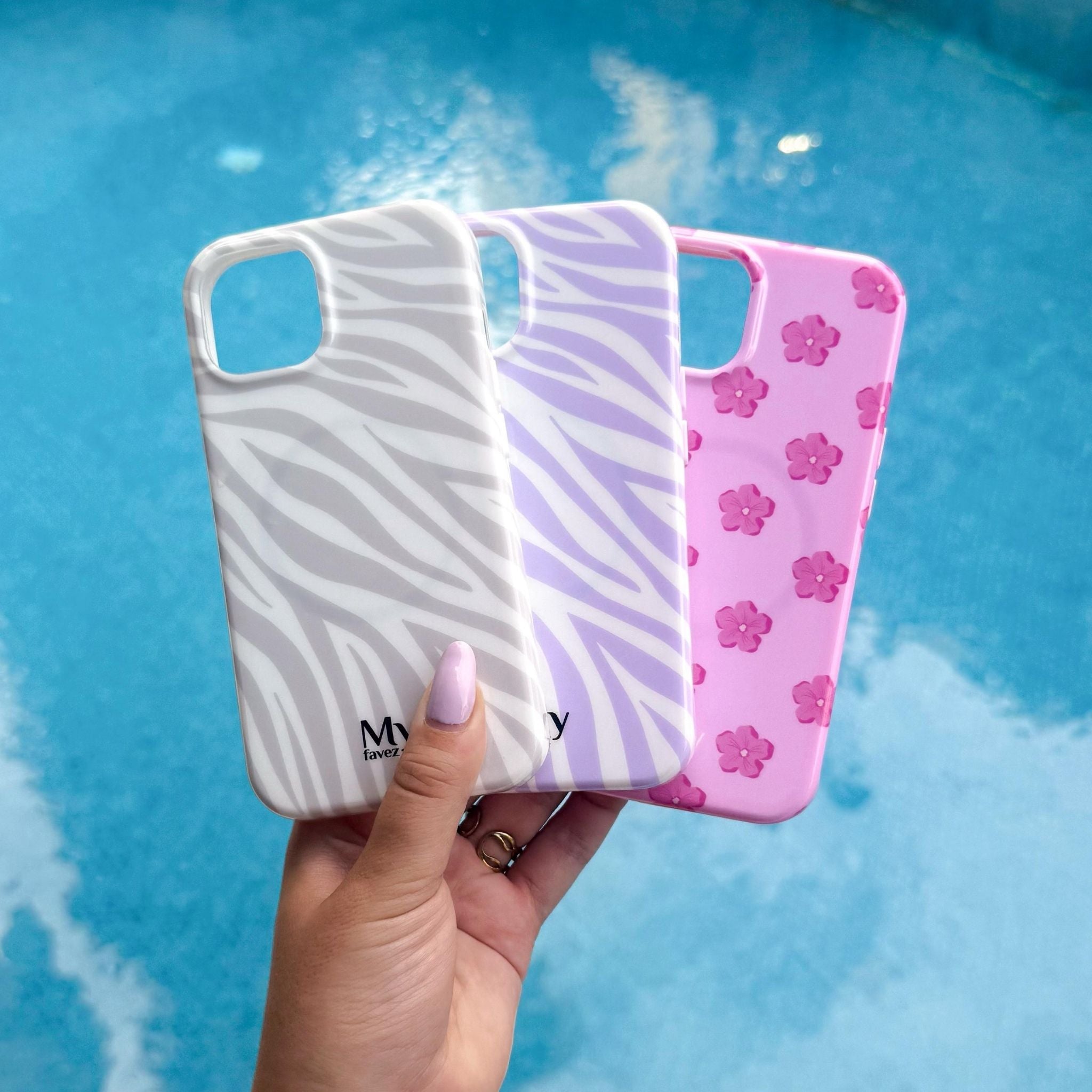 Zebra Stripes Lilac Magsafe Case