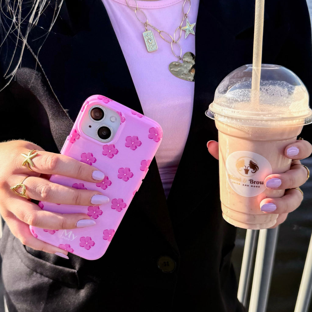 Pink Flower MagSafe Case