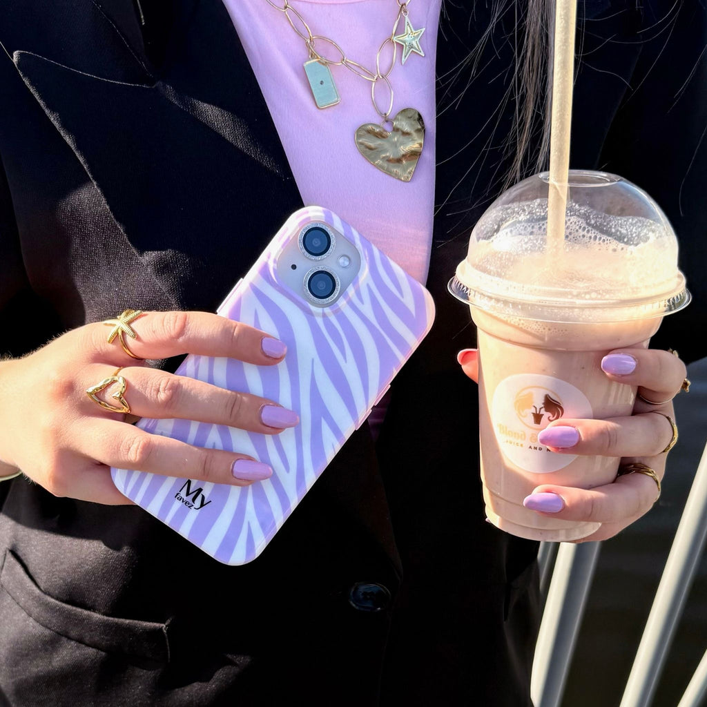 Zebra Stripes Lilac Magsafe Case